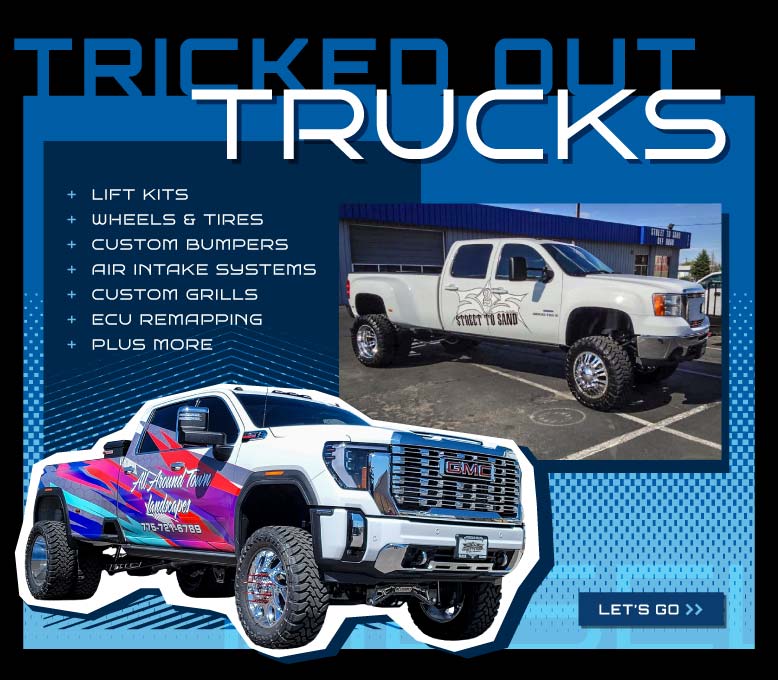 Street to Sand Offroad & Performance - Tricked out Trucks lift kits, wheels and tires too